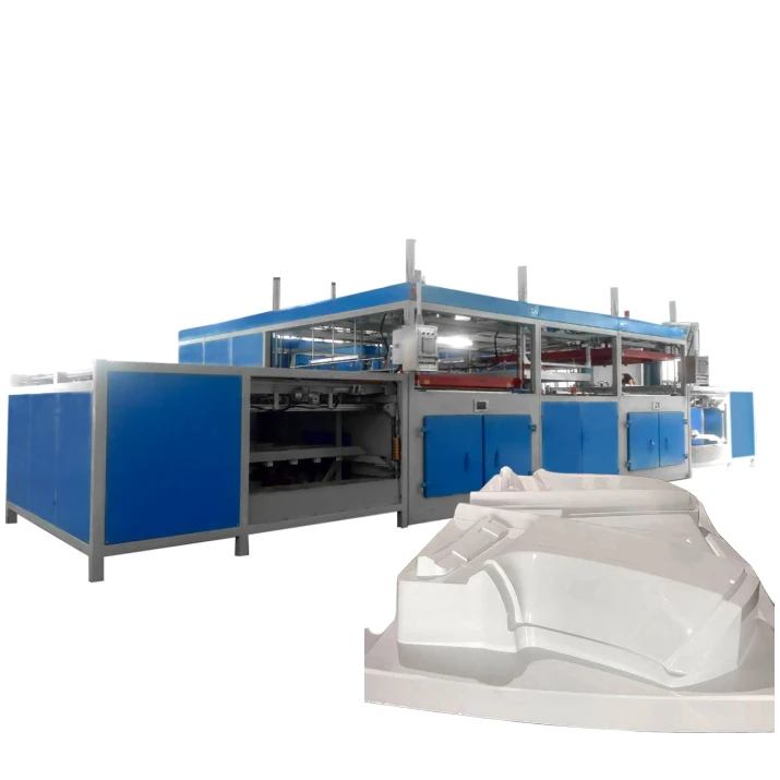 Dual-Station Automatic Vacuum Forming Machine For Large Thick Sheets